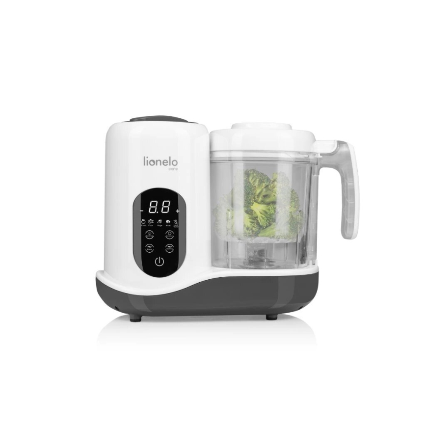 Lionelo - Пароварка 5в1 BABYMENU белый/серый