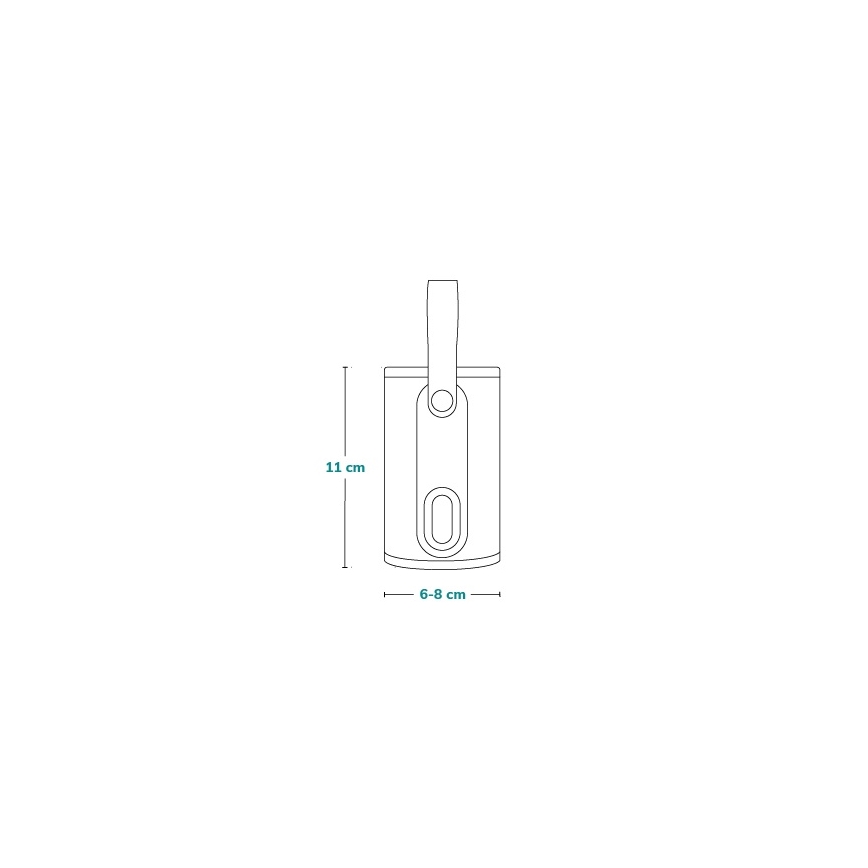 Lionelo - Портативный аккумуляторный подогреватель для бутылочек THERMUP GO 18W/5V Серо-серебристый