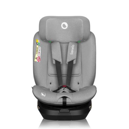 Lionelo - Поворотне автокрісло BRAVE i-Size з базою 40-150 см Grey Stone