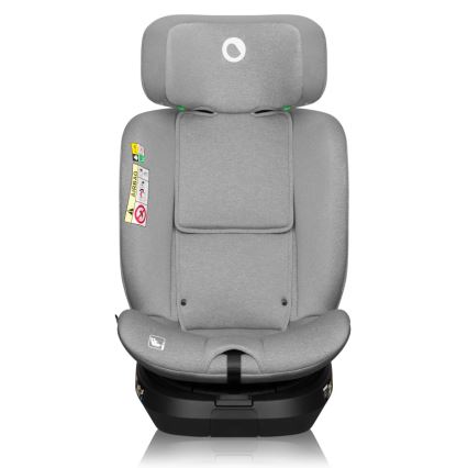Lionelo - Поворотне автокрісло BRAVE i-Size з базою 40-150 см Grey Stone