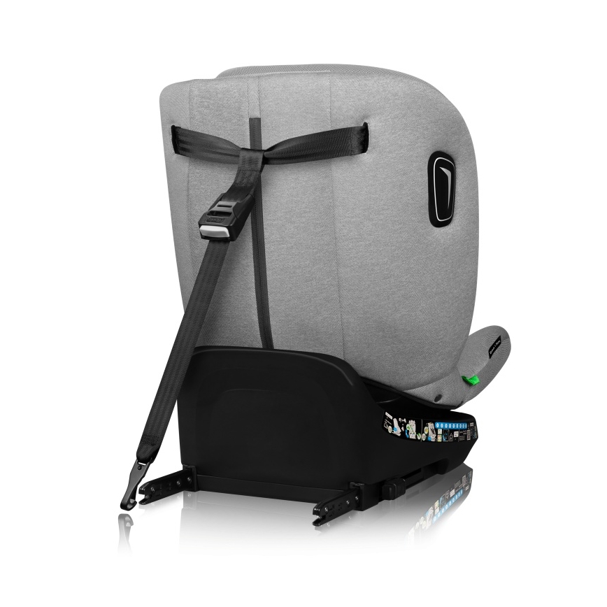 Lionelo - Поворотне автокрісло BRAVE i-Size з базою 40-150 см Grey Stone