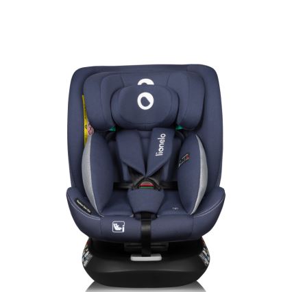Lionelo - Автокрісло з поворотною базою BASTIAAN ONE i-Size 40-150 см темно-синій