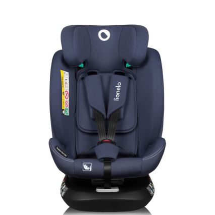 Lionelo - Автокрісло з поворотною базою BASTIAAN ONE i-Size 40-150 см темно-синій