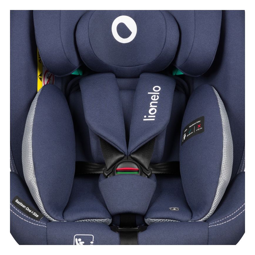 Lionelo - Автокрісло з поворотною базою BASTIAAN ONE i-Size 40-150 см темно-синій