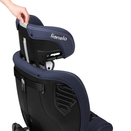 Lionelo - Автокрісло з поворотною базою BASTIAAN ONE i-Size 40-150 см темно-синій