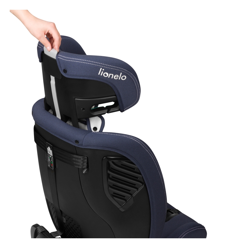 Lionelo - Автокрісло з поворотною базою BASTIAAN ONE i-Size 40-150 см темно-синій