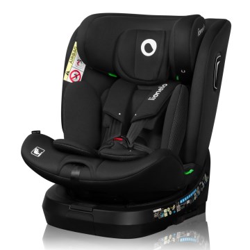 Lionelo - поворотне автокрісло з базою BRAVE i-Size 40-150 cm чорний карбон