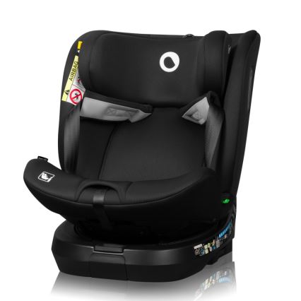 Lionelo - поворотне автокрісло з базою BRAVE i-Size 40-150 cm чорний карбон