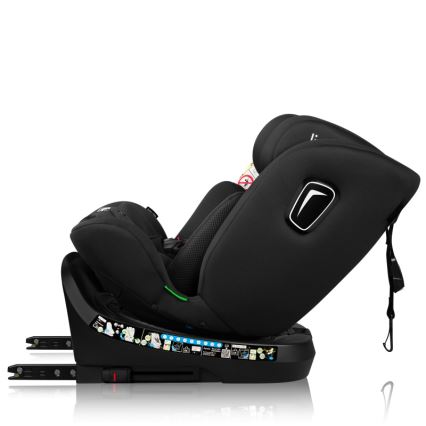 Lionelo - поворотне автокрісло з базою BRAVE i-Size 40-150 cm чорний карбон