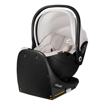 Lionelo - Поворотне автокрісло з базою MOXIE SET i-Size 40-87 см пісочно-бежеве