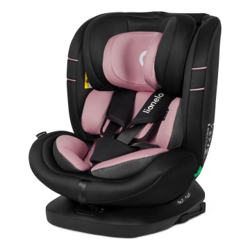 Lionelo - Поворотное автокресло BASTIAAN i-Size с базой, для роста 40-150 см, цвет Pink Rose