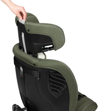 Lionelo - Поворотное автокресло с базой BASTIAAN ONE i-Size 40-150 см оливковый