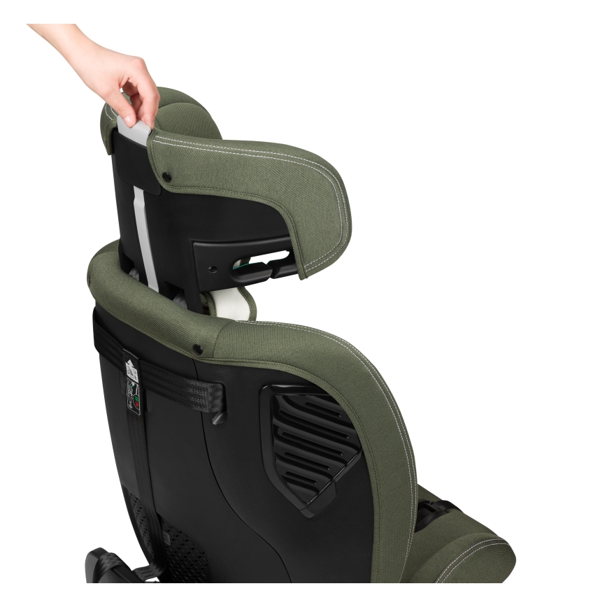 Lionelo - Поворотное автокресло с базой BASTIAAN ONE i-Size 40-150 см оливковый