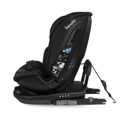 Lionelo - Поворотное автокресло с базой BASTIAAN i-Size 40-150 см Черный карбон