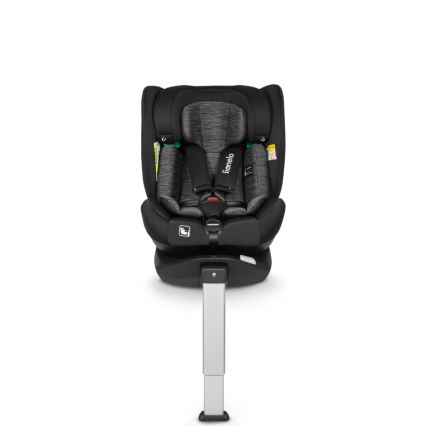 Lionelo - Поворотное автокресло с базой BRAAM, i-Size, 40-150 см, черный карбон