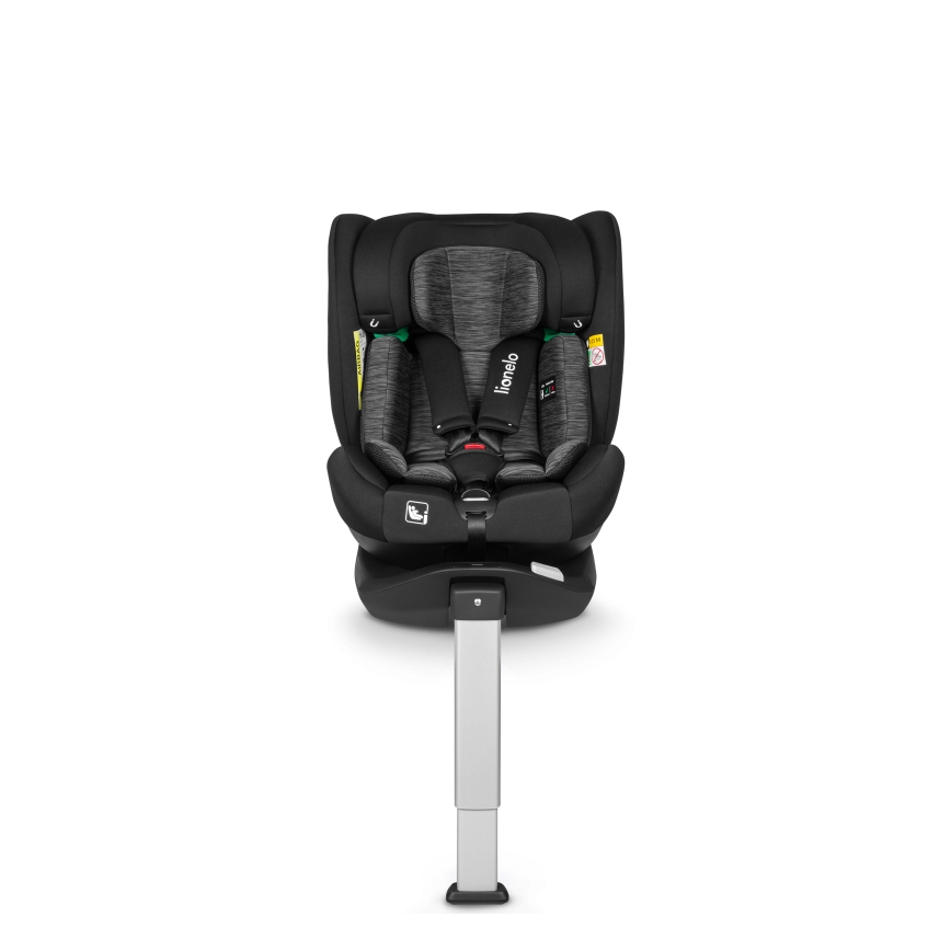Lionelo - Поворотное автокресло с базой BRAAM, i-Size, 40-150 см, черный карбон