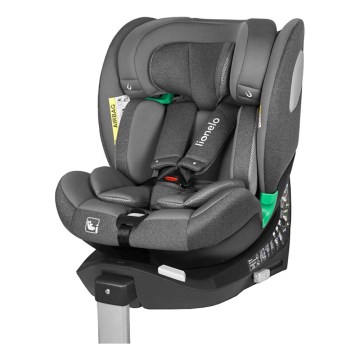 Lionelo - Поворотное автокресло с базой BRAAM i-Size 40-150 см Grey Stone