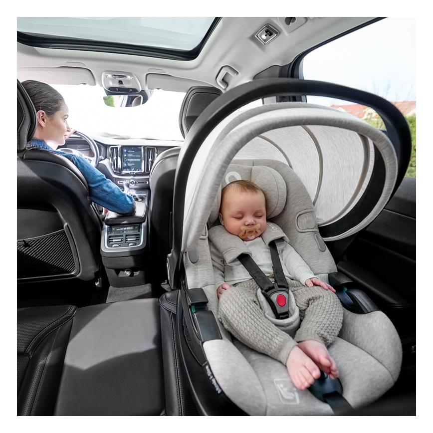 Lionelo - Поворотное автокресло с базой MOXIE SET i-Size 40-87 см, цвет песочно-бежевый
