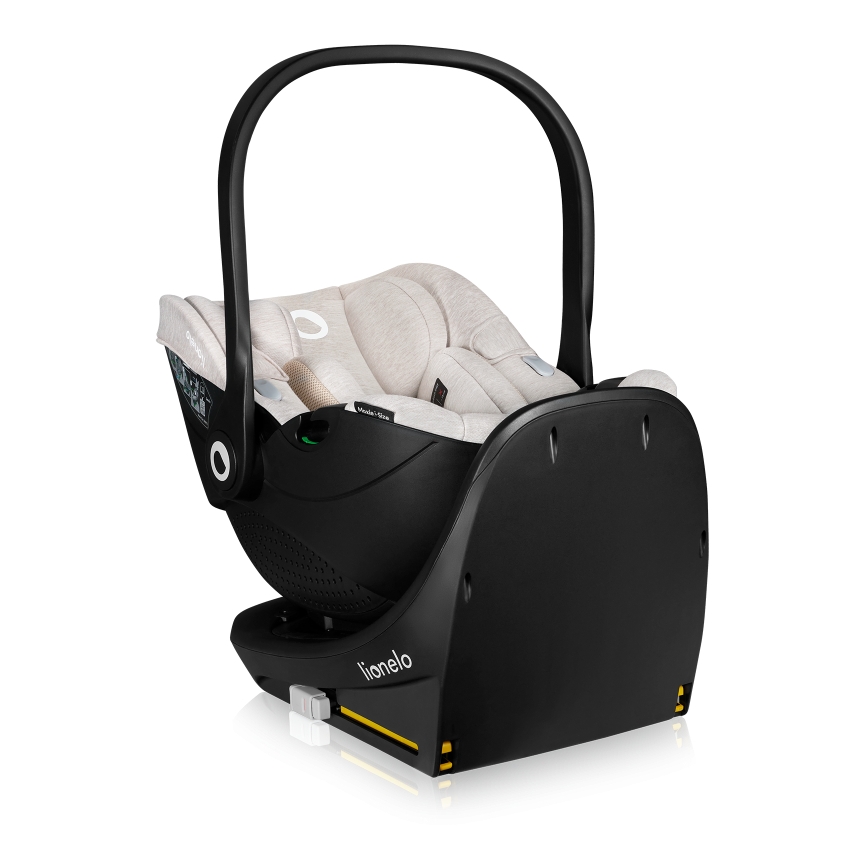 Lionelo - Поворотное автокресло с базой MOXIE SET i-Size 40-87 см, цвет песочно-бежевый