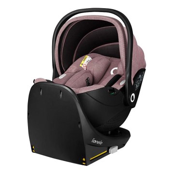 Lionelo - Поворотное автокресло с базой MOXIE SET i-Size 40-87 см Pink Mauve