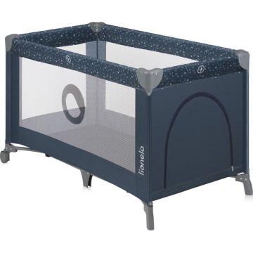 Lionelo - Путешествующая кроватка STEFI Blue Grey
