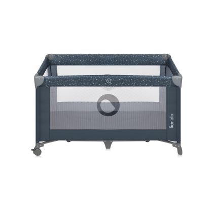Lionelo - Путешествующая кроватка STEFI Blue Grey