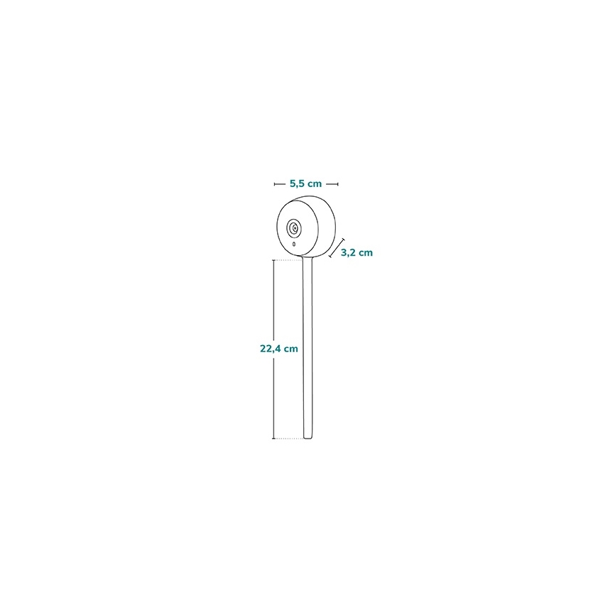 Lionelo - Розумна дитяча електронна няня BABYLINE SMART Wi-Fi чорна