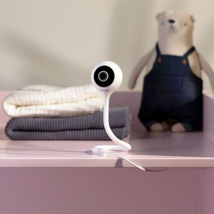 Lionelo - Розумна дитяча відеоняня BABYLINE SMART Wi-Fi, біла