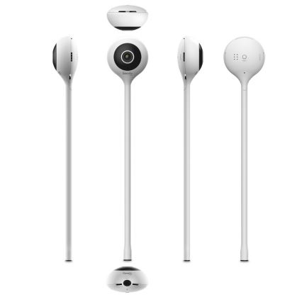 Lionelo - Розумна дитяча відеоняня BABYLINE SMART Wi-Fi, біла