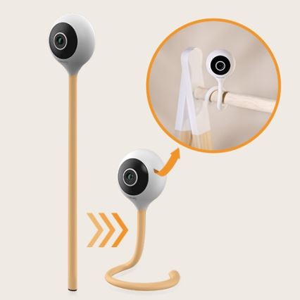 Lionelo - Розумна дитяча відеоняня BABYLINE SMART Wi-Fi, біла