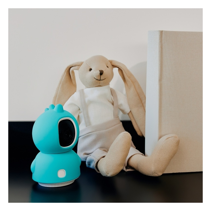 Lionelo - Розумна дитяча відеоняня BABYLINE VIEW з Wi‑Fi, 5V, біла