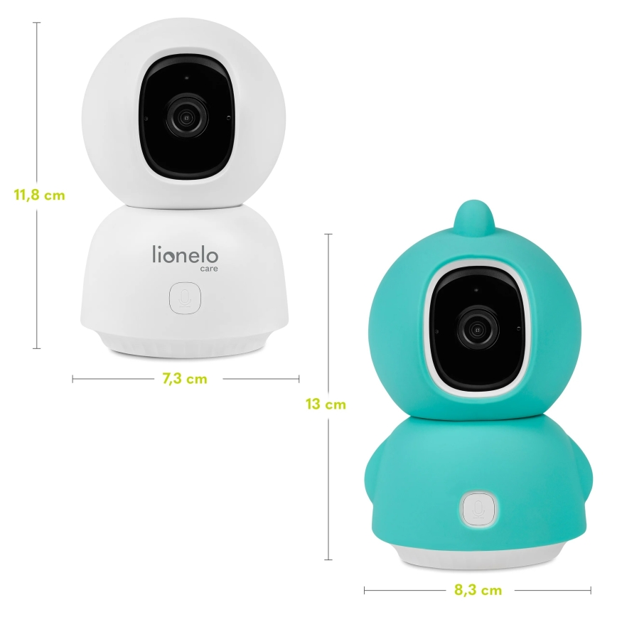 Lionelo - Розумна дитяча відеоняня BABYLINE VIEW з Wi‑Fi, 5V, біла