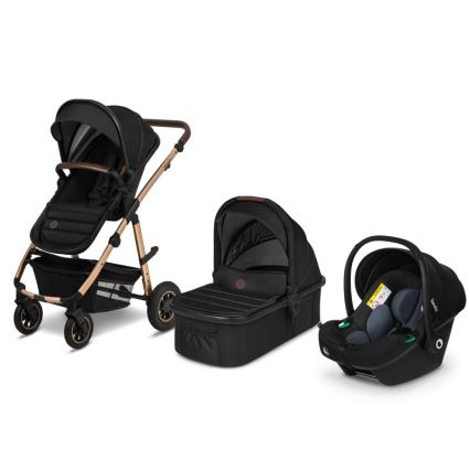 Lionelo - Универсальная коляска 3 в 1 AMBER Black Onyx