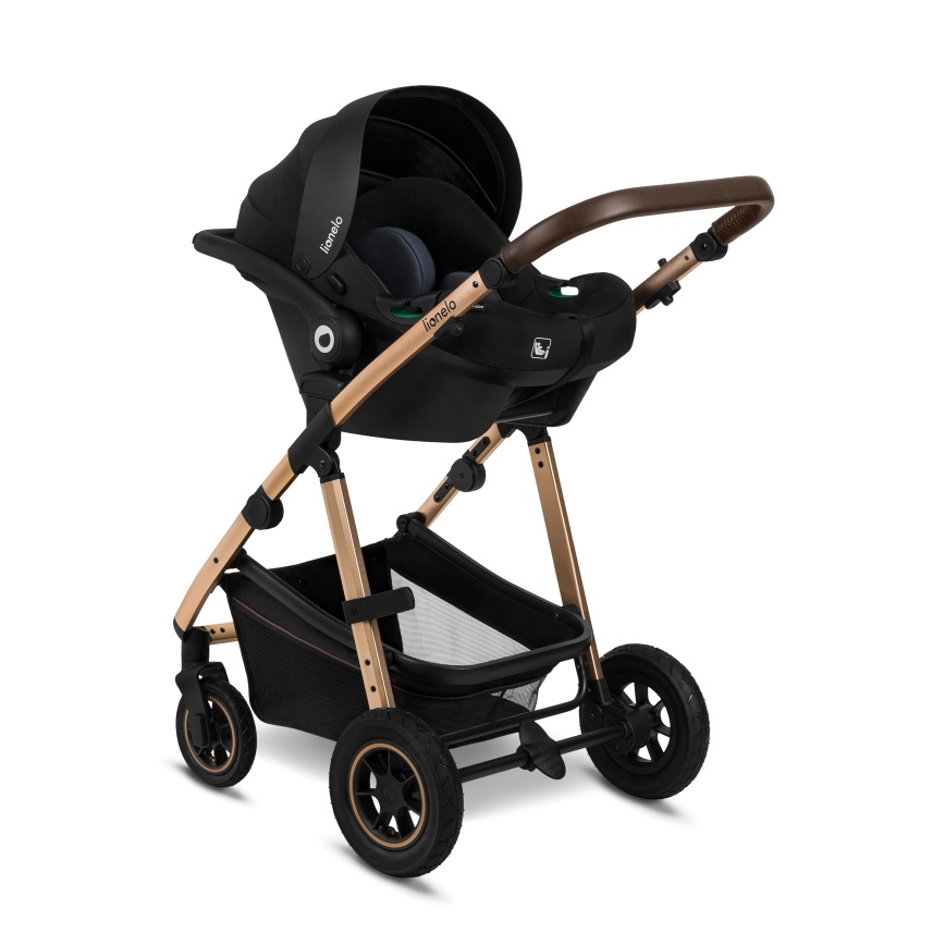 Lionelo - Универсальная коляска 3 в 1 AMBER Black Onyx