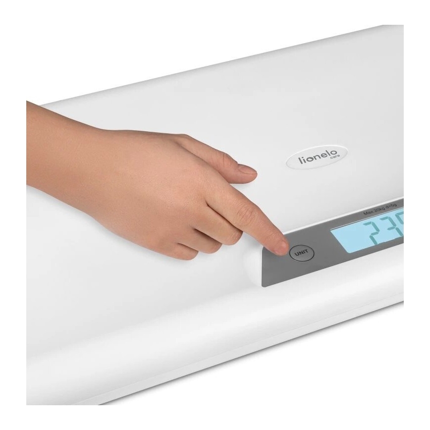 Lionelo - Весы для новорожденных BABYBALANCE 3xAAA
