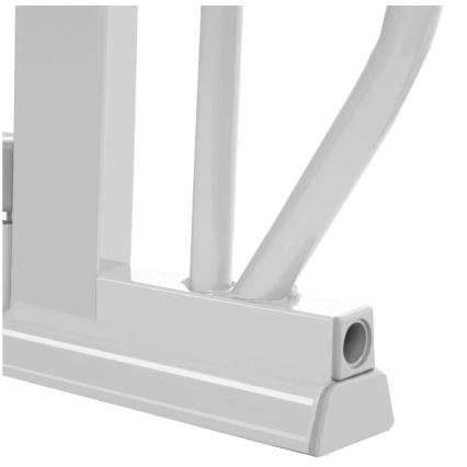 Lionelo - Захисний бар'єр TRUUS SLIM LED 1xAAA сірий