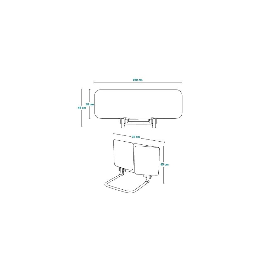 Lionelo - Защитный барьер для кровати LORA XL серый