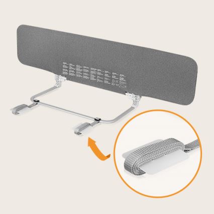 Lionelo - Защитный барьер для кровати LORA XL темно-серый