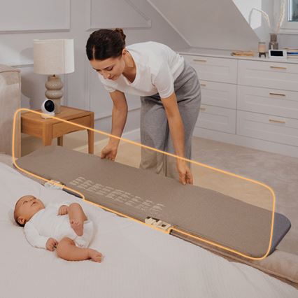 Lionelo - Защитный барьер для кровати LORA XL темно-серый