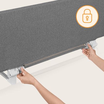 Lionelo - Защитный барьер для кровати LORA XL темно-серый