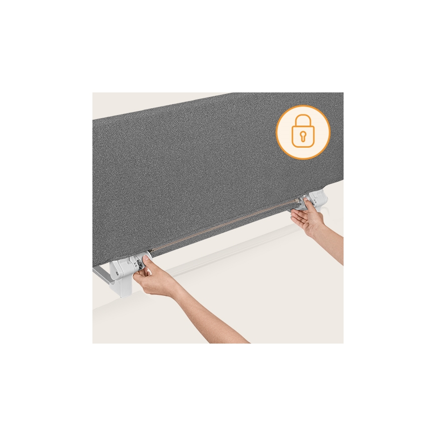 Lionelo - Защитный барьер для кровати LORA XL темно-серый
