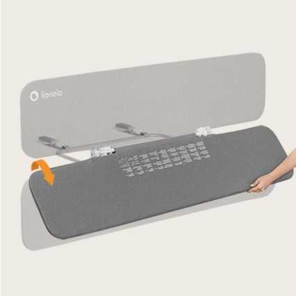 Lionelo - Защитный барьер для кровати LORA XL темно-серый