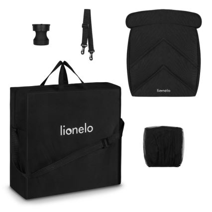 Lionelo - Коляска CLOE черный/золотистый