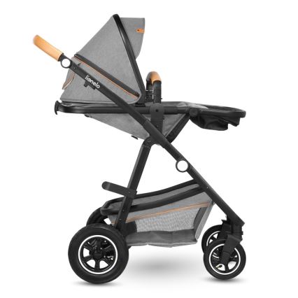 Lionelo - Комбинированная коляска 2 в 1 AMBER Grey Stone