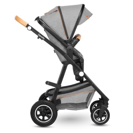 Lionelo - Комбинированная коляска 2 в 1 AMBER Grey Stone