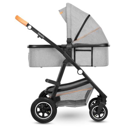 Lionelo - Комбинированная коляска 2 в 1 AMBER Grey Stone