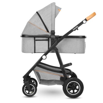 Lionelo - Комбинированная коляска 2 в 1 AMBER Grey Stone