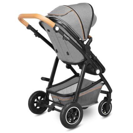 Lionelo - Комбинированная коляска 2 в 1 AMBER Grey Stone