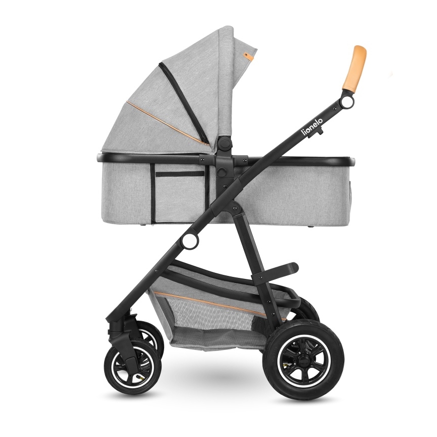 Lionelo - Комбинированная коляска 2 в 1 AMBER Grey Stone