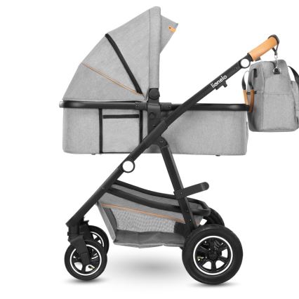 Lionelo - Комбинированная коляска 2 в 1 AMBER Grey Stone